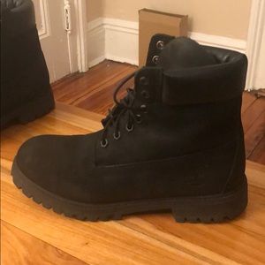 Timberland 6” Premium Waterproof Boots- Black- sz8